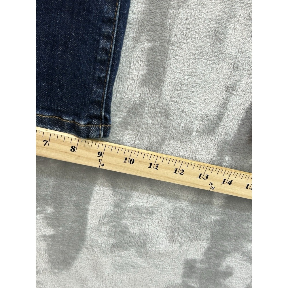 New Judy Blue Jean High Waist Slim Bootcut Womens 11/30x30L Blue Western Cowgirl - Picture 15 of 16